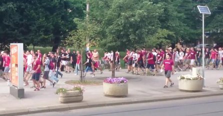 Korteo navijača FK Sarajevo: Sve je spremno za veliki spektakl!