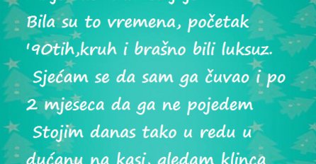 Koliko djeca cijene ono što im se daje? Ispovijest koja vraća u prošlost!