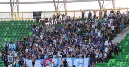 Popularni "Manijaci" na stadionu Ferencvarosa