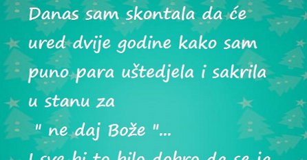 Ono kad znaš da imaš kamaru para, ali "džaba" !