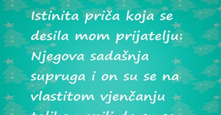 Evo šta znači biti pijan na sopstvenom vjenčanju! 