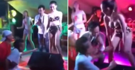 Pijan, gurao je plesačici novac u brushalter, a onda se pojavila njegova supruga! (VIDEO)