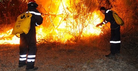 Vjetar aktivirao požar u Slanom u blizini Dubrovnika 