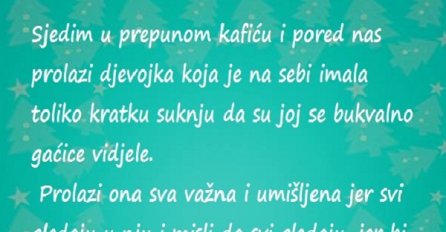 Kad djevojka želi pod svaku cijenu privući pažnju, ali ipak joj plan propadne!