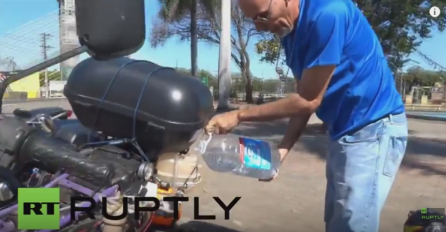 KAKAV IZUM: Motor ovog Brazilca ide na vodu (sa jednim litrom pređe 500 kilometara)