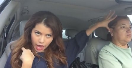 Ova majka odbija sudjelovati u kćerinim ludorijama i mirno nastavlja voziti automobil