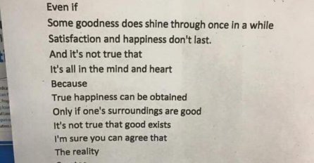 U londonskom kafiću uslikana genijalna pjesmica koju svako treba pročitati