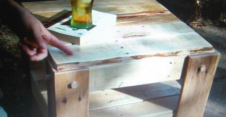 (VIDEO) Pogledajte kako napraviti mali stolić od stare palete