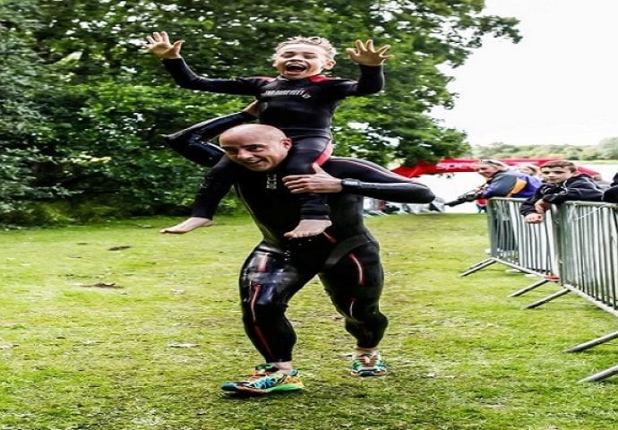 I pored cerebralne paralize, završio triatlon (VIDEO)