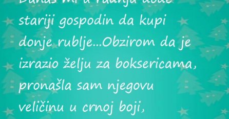 Ako vam prodajem rublje, moram li znati za sva vaša sranja?
