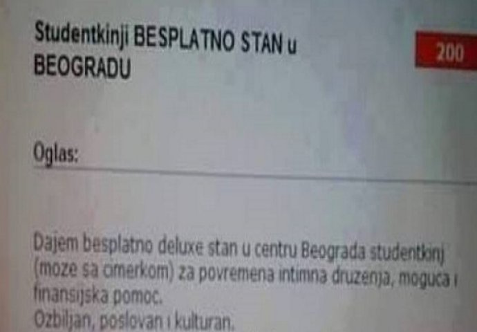 Nepristojna ponuda: Evo kako možete doći do besplatnog stana!