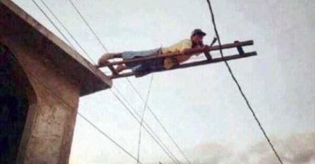 EVO ZAŠTO ŽENE ŽIVE DUŽE: Nevjerovatne fotografije muškaraca koji rade jako čudne stvari 