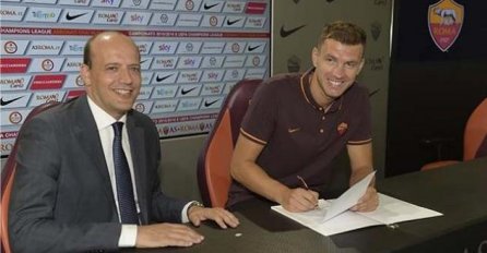 Edin Džeko službeno postao igrač Rome, evo koji će broj nositi za Vučicu