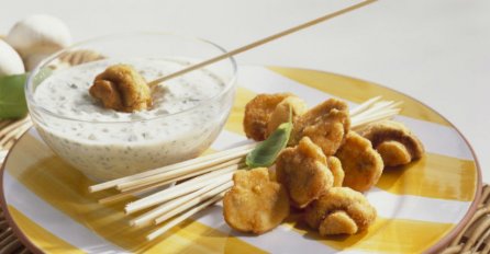 Pohovani šampinjoni u umaku od majoneze