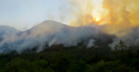 Gori na području Jablanice i Stoca, intervencija helikoptera otkazana 