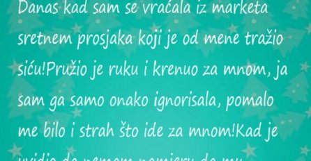 Nije dala prosjaku sadaku, da li je Bog iskušao?