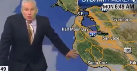 (VIDEO) Meteorolog javljao vremensku prognozu uživo ali ga je prekinuo 'nenajavljeni' zemljotres!