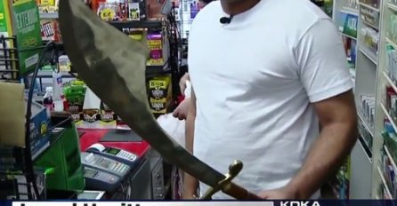 Došli ga opljačkati, a trgovac uzvratio mačetom! 