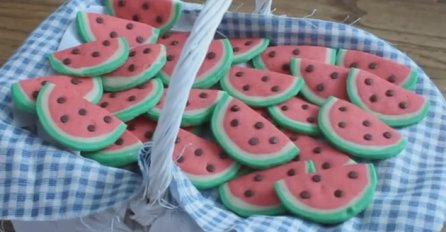(VIDEO) Slatki i maleni: Kolačići u obliku lubenice 