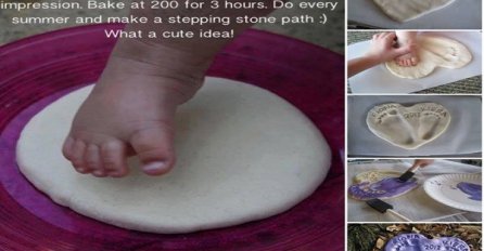 Dokažite da ste kreativni! Napravite uspomenu na odrastanje vaših mališana!