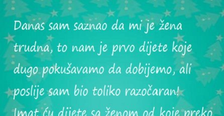 Razočarenje: Postoji mnogo načina da se sazna kako ću postati tata, ali ovo nije pravi način!
