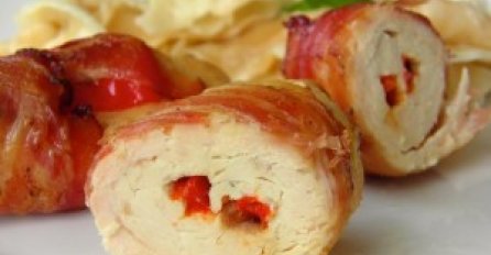 Za sve gurmane: Rolovana piletina s paprikom