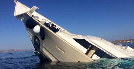 (VIDEO) Snimili kako tone jahta vrijedna 6 miliona dolara!