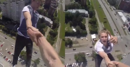 Ono što ovaj Rus radi na vrhovima zgrada ledi krv u žilama! (VIDEO) 