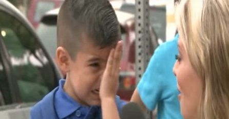 Novinarka postavila obično pitanje na koje se četverogodišnjak neočekivano  rasplakao (VIDEO)