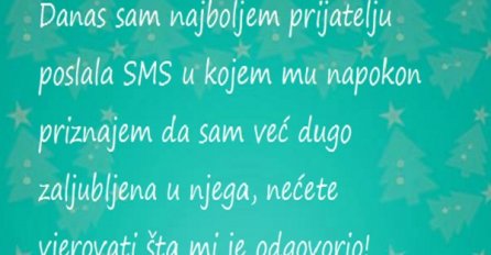Priznala najboljem prijatelju da je zaljubljena u njega, njegova reakcija ostavlja bez riječi!