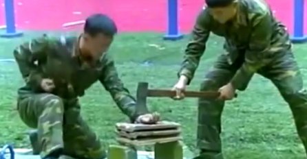 'TITANI' IZ SJEVERNE KOREJE U 'vještine' vojnika s ovog snimka teško je i povjerovati