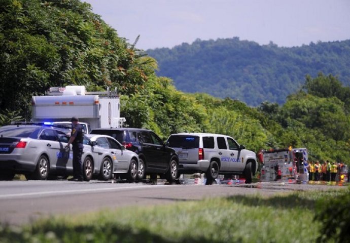 Virginija obavijena tugom, fotografije nastale jučer nakon monstruoznog ubistva novinarke i snimatelja!