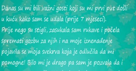Kad svekrva pokaže dobru namjeru  a ne  ispadne ni blizu tako!