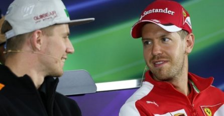Hulkenberg s Vettelom na Race of Champions
