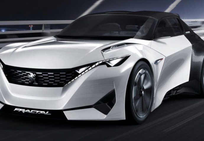 PEUGEOT Fractal konceptni električni coupe-cabrio s 204 KS (VIDEO)