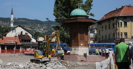 Počela rekonstrukcija: Do kraja godine Baščaršija će zasjati u novom ruhu