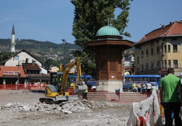 Počela rekonstrukcija: Do kraja godine Baščaršija će zasjati u novom ruhu