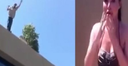 Ovo najluđa prosidba ikad: Bacio se sa zgrade da bi je zaprosio! Pogledajte kako je završio!