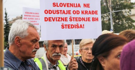 Protestni skup u Sarajevu: Presuda štedišama "uzima imovinu"!