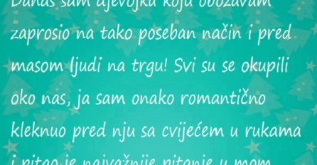 Odlučio zaprositi djevojku pred masom ljudi a ono što mu je ona uradila, neće zaboraviti dok je živ!