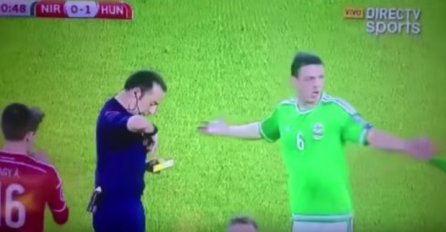 Nevjerovatna glupost igrača Sjeverne Irske: O ovom crvenom kartonu priča svijet