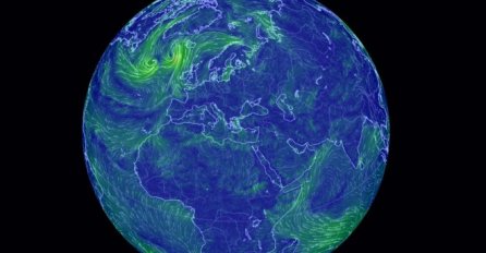 Karta svijeta kakvu još niste vidjeli: Prikazuje puhanje vjetra u realnom vremenu!