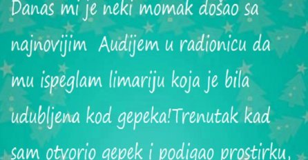 Popravljao čovjeku auto a ono što je našao u gepeku promijenilo mu je život!