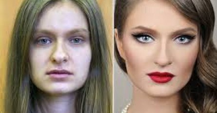 Koja transformacija: Sa šminkom i bez šminke(FOTO)
