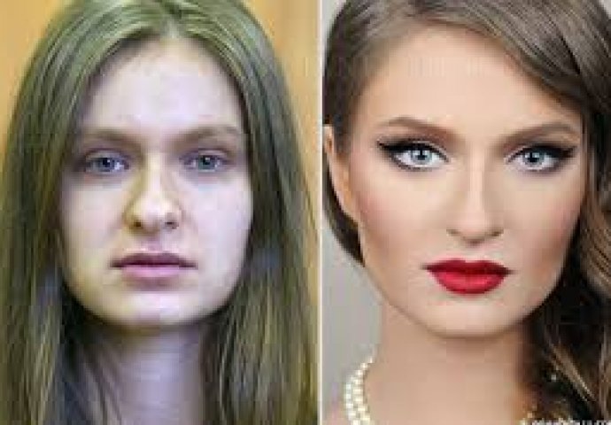 Koja transformacija: Sa šminkom i bez šminke(FOTO)