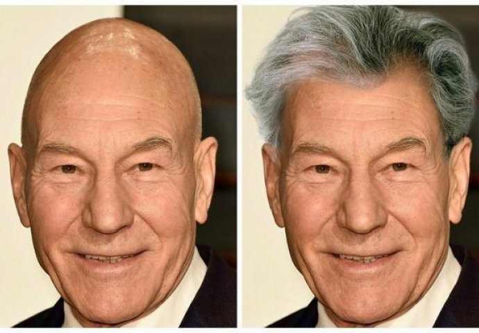 Kako bi ćelave hollywoodske  zvijezde izgledale sa kosom?