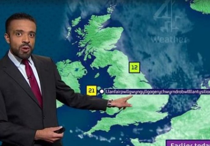 Uspio nemoguće: Voditelj izgovorio naziv mjesta koje ima 58 slova