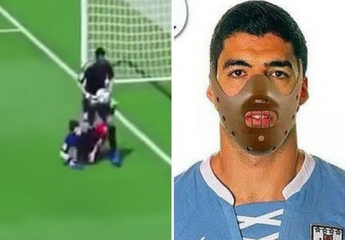 Fifa 16 toliko je realna da Luis Suarez grize igrače po terenu 
