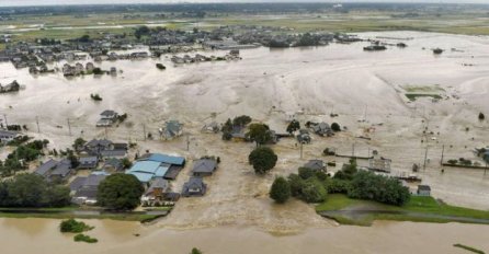 Poplavljene ulice Japana uslijed naleta tajfuna: Vjetar puše brzinom do 125 kilometara na sat