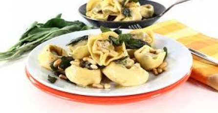 Tortelini sa svježim sirom i kaduljom